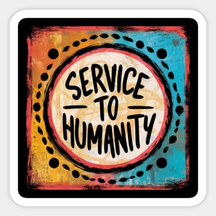 Arise and Render Service to Humanity - Baha'i Faith Sticker